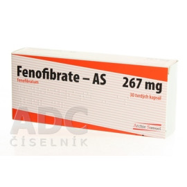 Фенофибрат 267мг (Fenofibrate) 30таб