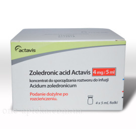 Золедроновая кислота 4мг/5мл (Zoledronic Acid) 4фл