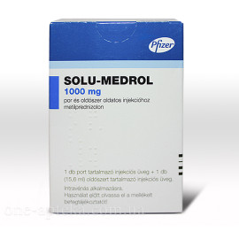 Солу-Медрол 1000мг (Solu-Medrol) 1флакон+растворитель