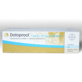 Долопрокт (Doloproct) крем ректал. туба 30г