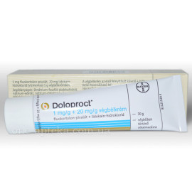 Долопрокт (Doloproct) крем ректал. туба 30г