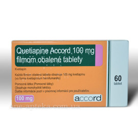 Кветіапін 100мг (Quetiapine) Accord 60 таб