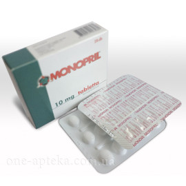 Моноприл 10мг (Monopril) 28таб