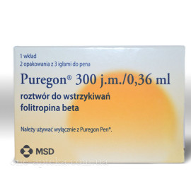 Пурегон 300 МЕ/0,36мл (Puregon) 1шт