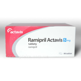 Раміприл 5мг (Ramipril) Actavis 98таб
