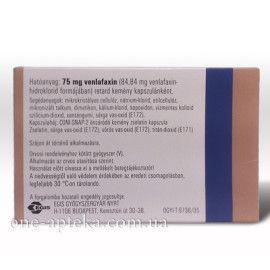 Велаксин Ретард 75мг, (Velaxine) 28капс