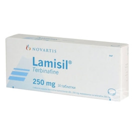 Ламизил 250мг (Lamisil) 14таб