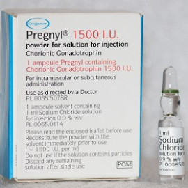 Прегніл 1500МО (Pregnyl)1мл ампули 3+3 шт