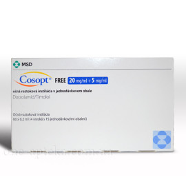 Косопт free (Cosopt) 20мг/мл 60х0,2мл