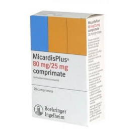 Микардис плюс 80мг+25мг (Micardis Plus) 28таб
