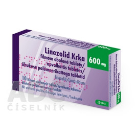 Лінезолід KRKA 600мг (Linezolid) 10таб