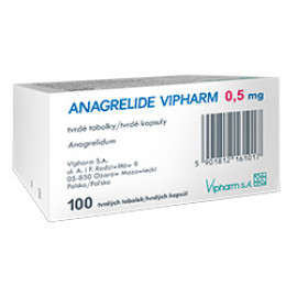 Анагреліда Vipharm 0.5мг 100таб (Anagrelide)