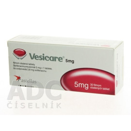 Везикар 5мг (Vesicare) 100таб