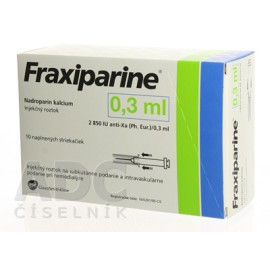 Фраксипарин 0,3мл (Fraxiparine) 10шпр
