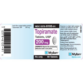 Топірамат 200мг (Topiramate) 60таб