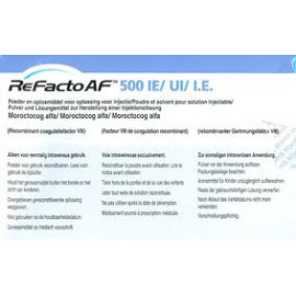 Рефакто АФ 500МЕ (Refacto AF) порошок для инъекций с растворителем