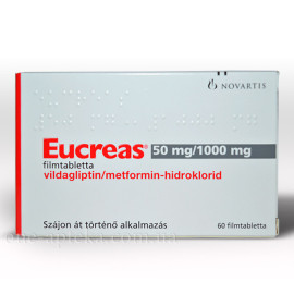 Еукреас 50мг/1000мг (Eucreas) 60таб