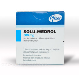 Солу-Медрол 500мг (Solu-Medrol) 8мл 1флакон+растворитель