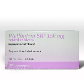 Велбутрин SR 150мг (Wellbutrin SR) 30табл