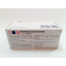 Преднізолон 5мг (Prednisolut)100 таб
