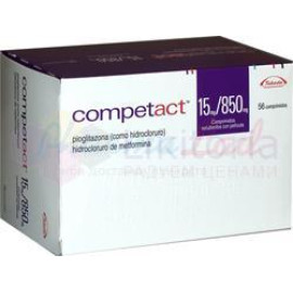 Компетакт 15мг/850мг (Competact) 56таб