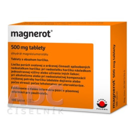 Магнерот 500мг (Magnerot) 100таб