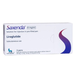 Саксенда 6мг/мл (Saxenda) 3 шприц-ручки